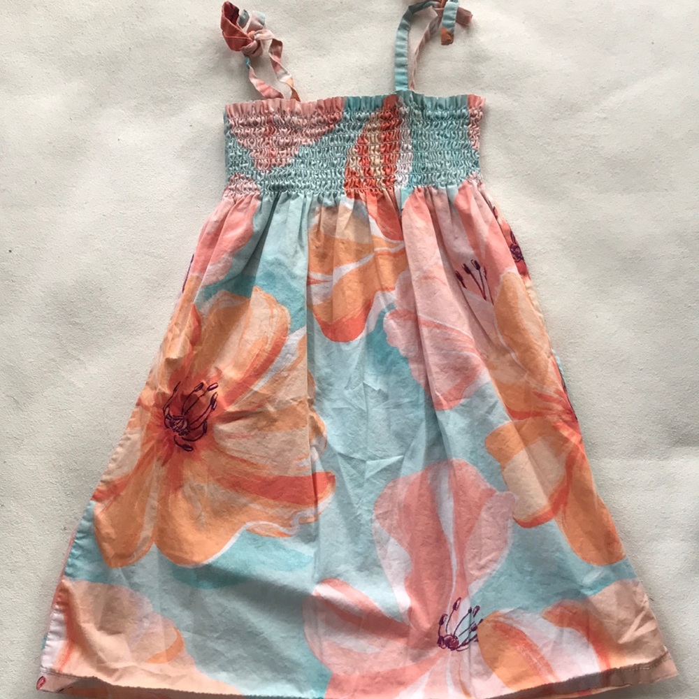 EUC TEA COLLECTION Floral Tie Dress